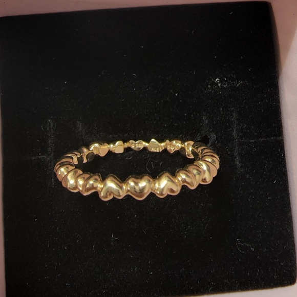 Pandora 14k gold Forever Love ring - Picture 3 of 6